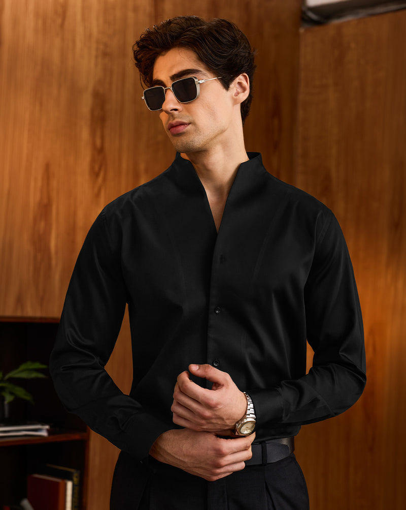 The Imperial Evening Shirt Black