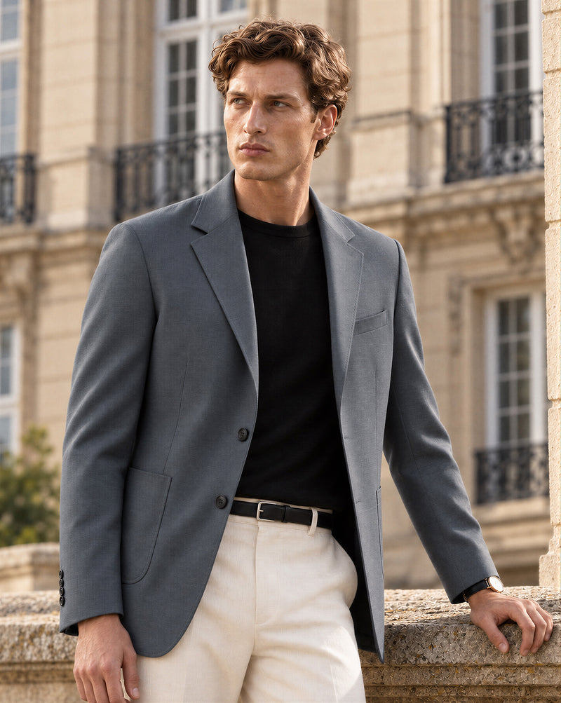 The Effortless Blazer Dark Grey