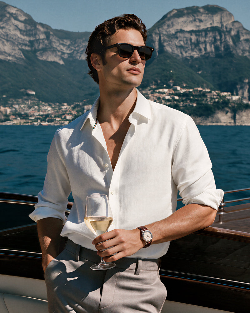The Classic White 100% Linen Shirt