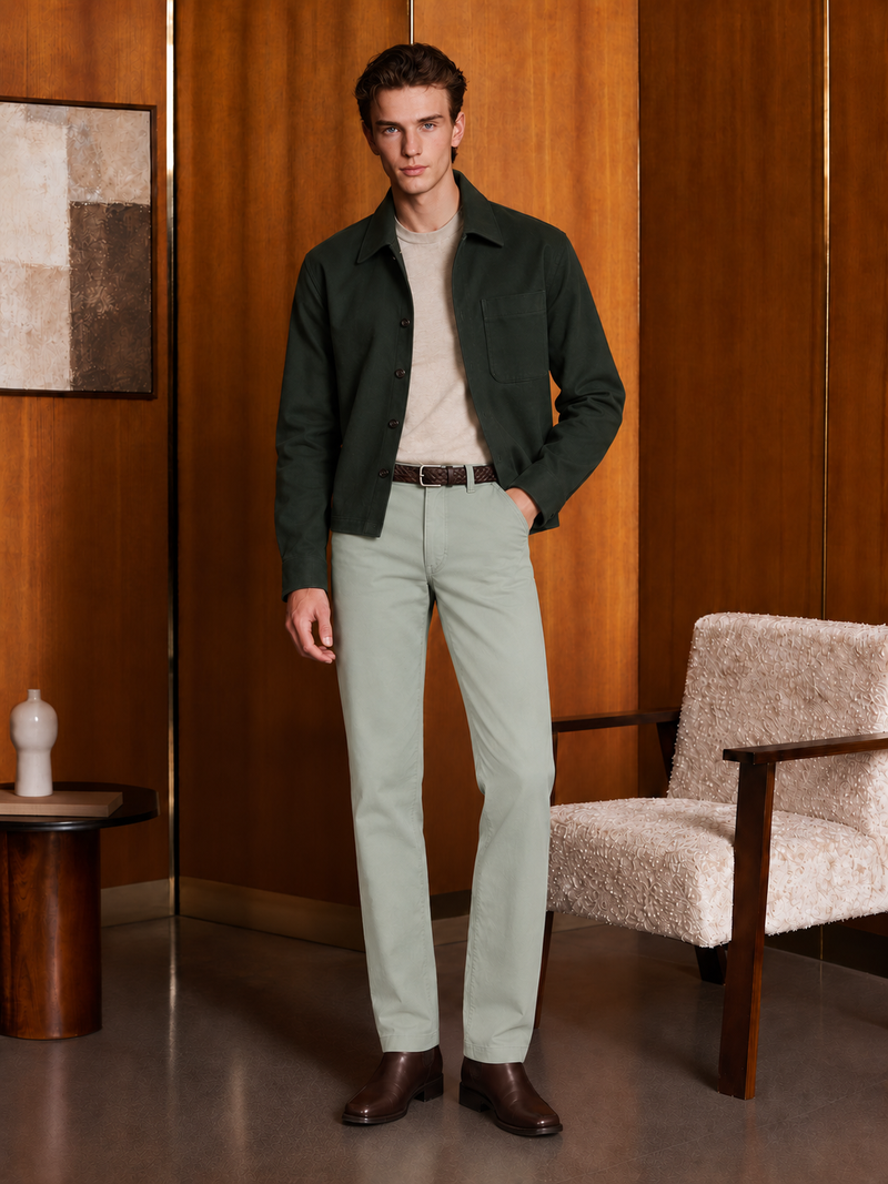 The Cotton Pant Eucalyptus