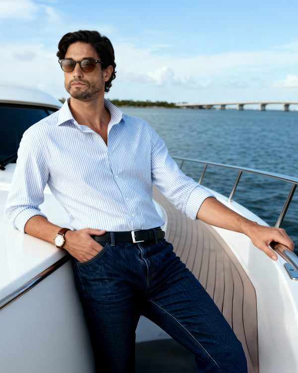 The Kingsley Stripes Pacific Dress Shirt