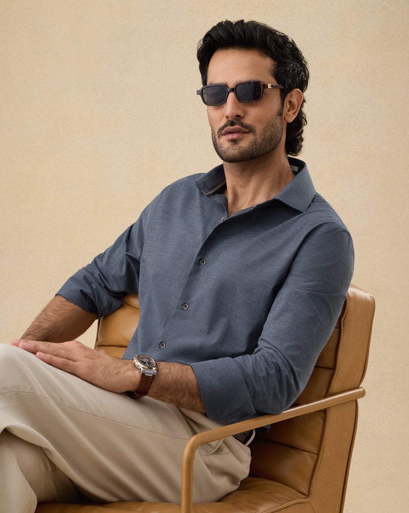 The Classic Blue Chambray Shirt