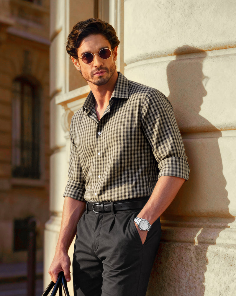 The Sahara Checks Dress Shirt