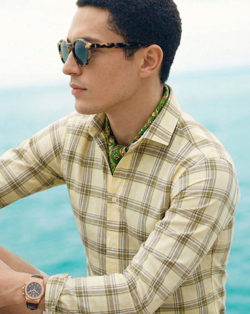 The Crownline Pineledge Checks Dress Shirt