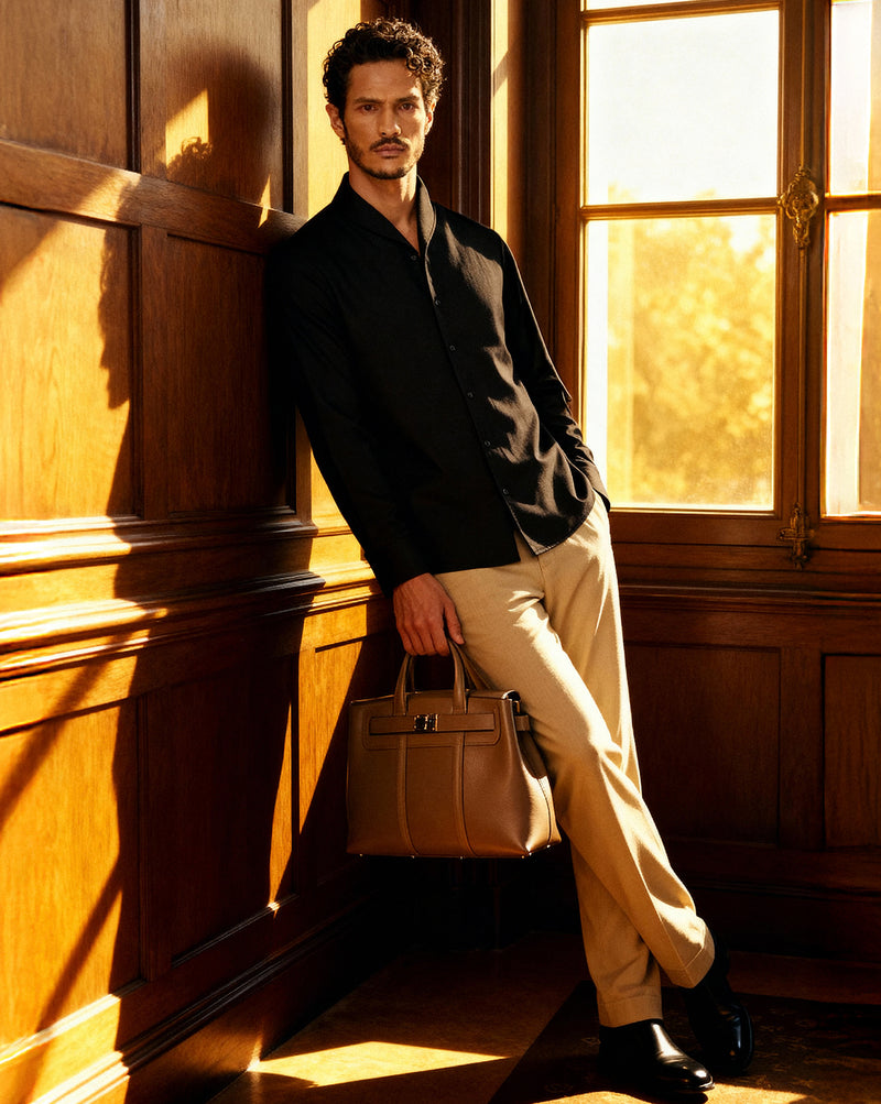 The Drape Runway Shirt Black