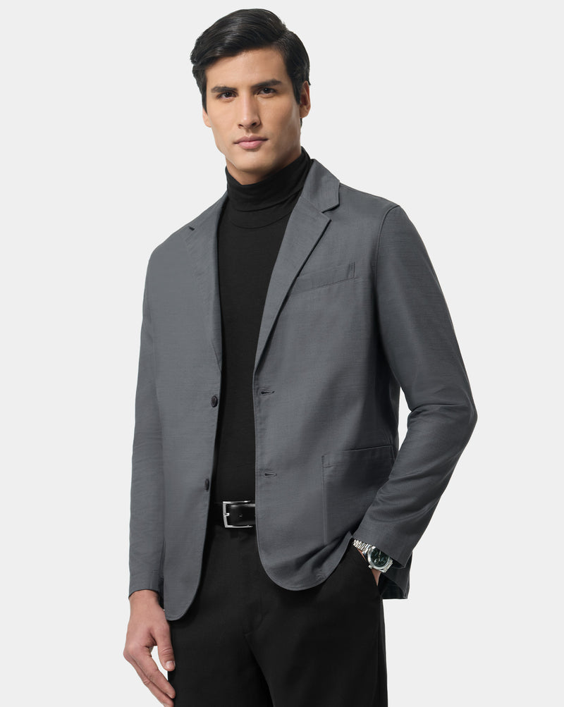 The Effortless Blazer Dark Grey