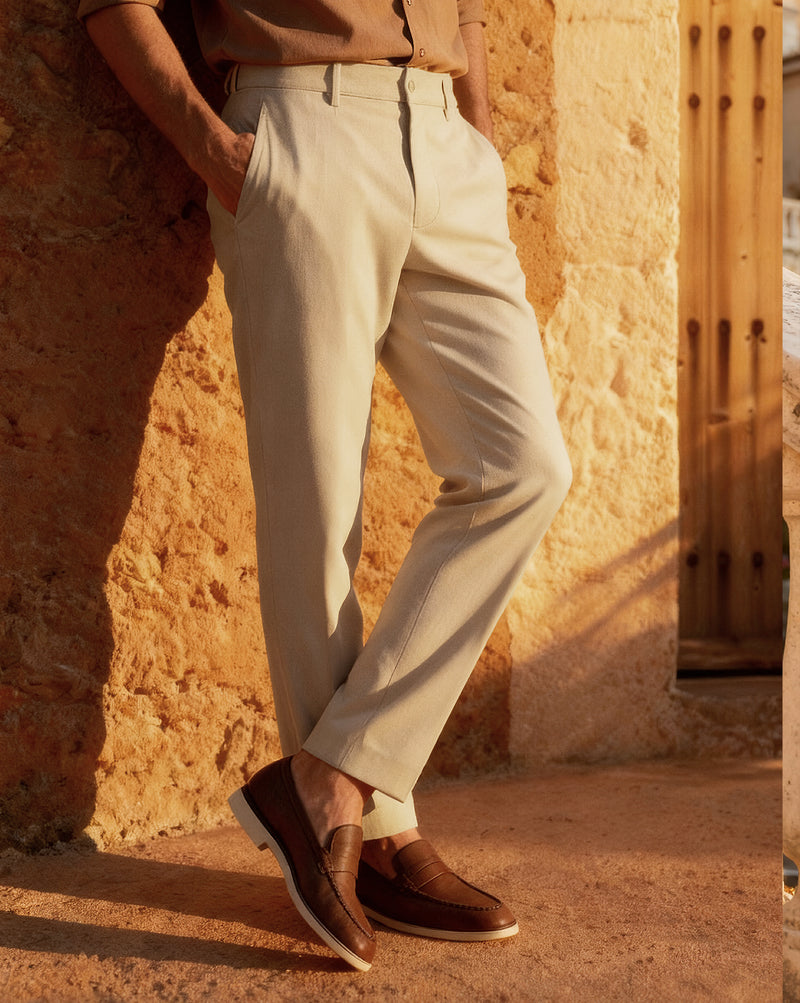 The 4 Way Stretch Tailored Chino Champagne