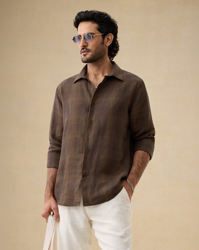 The Siena 100% Linen Shirt