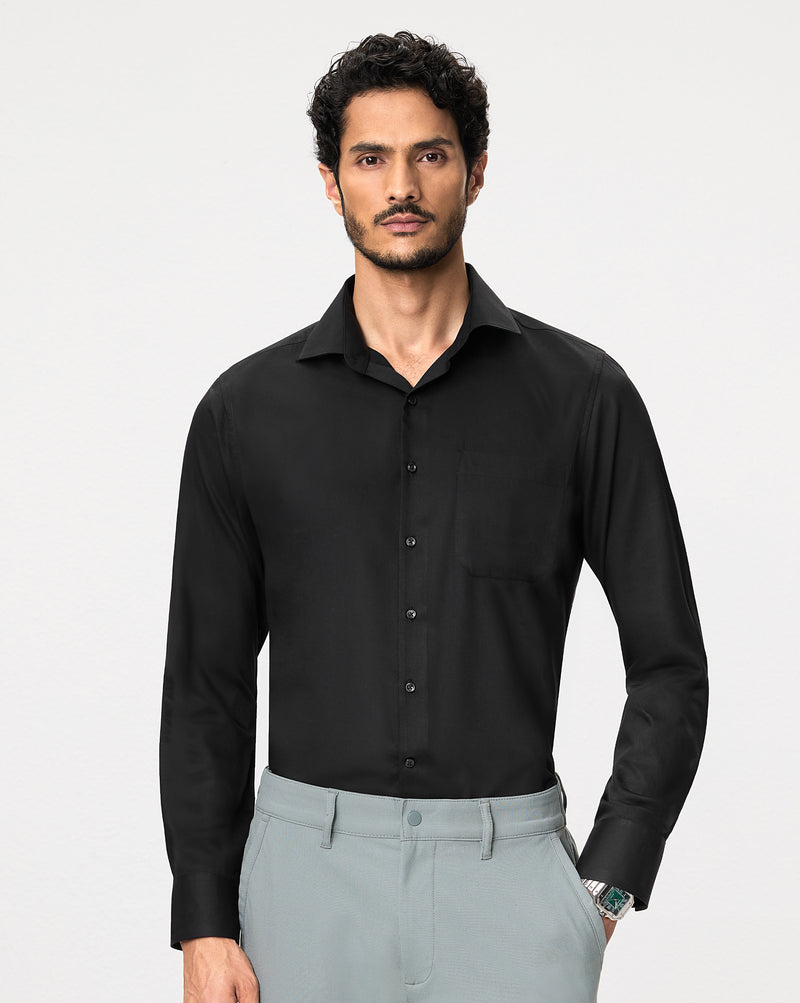 The Bamboo Dress Shirt Black