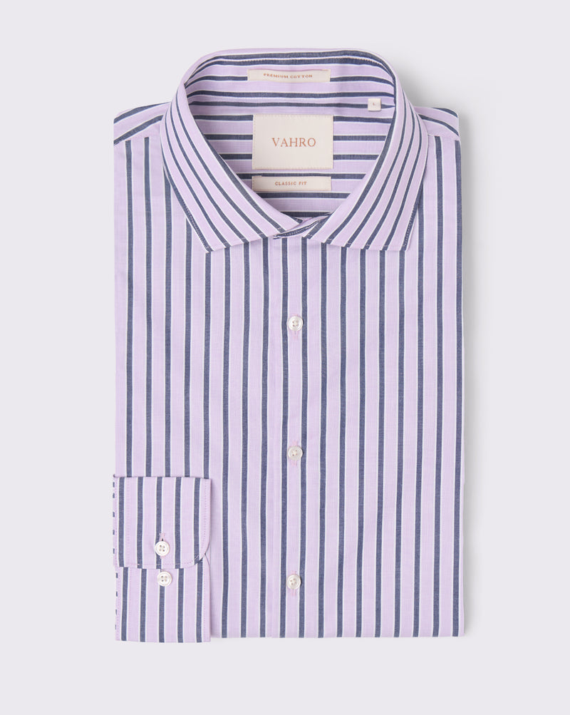 The Kingsley Stripes Twilight Dress Shirt