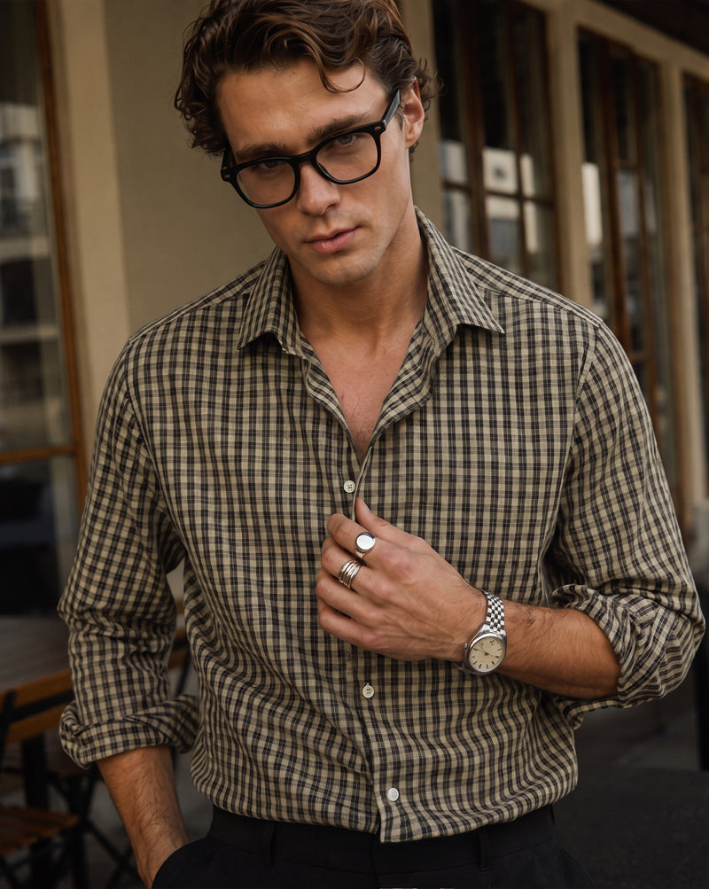 The Sahara Checks Dress Shirt