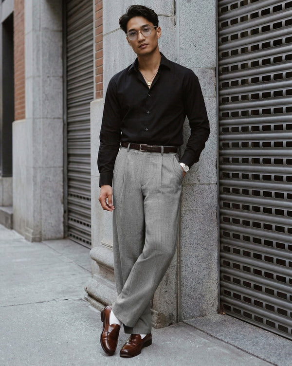 The Shark Skin Relaxed Pant Grey