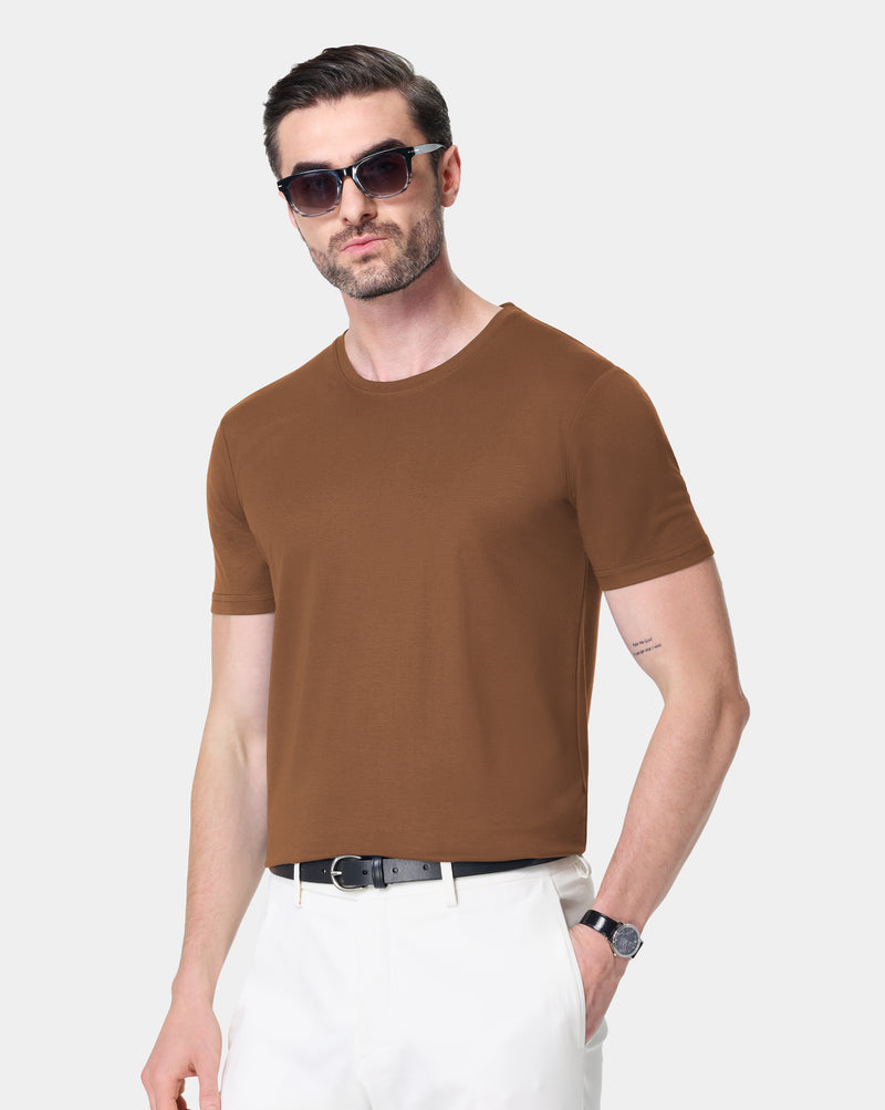 The Crew Neck T-shirt Cinnamon