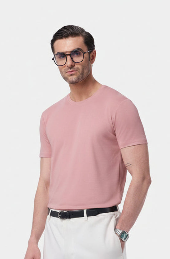 The Crew Neck T-shirt Pink