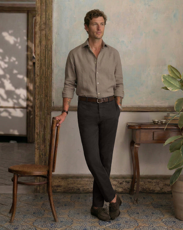 The No Brainer Pant Basque Brown