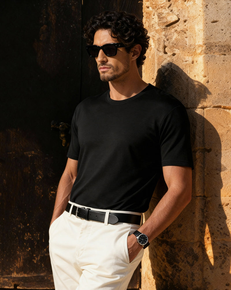 The Crew Neck T-shirt Black