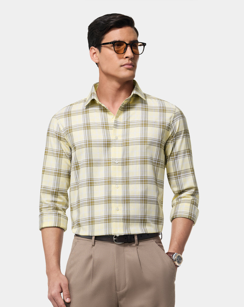 The Crownline Pineledge Checks Dress Shirt