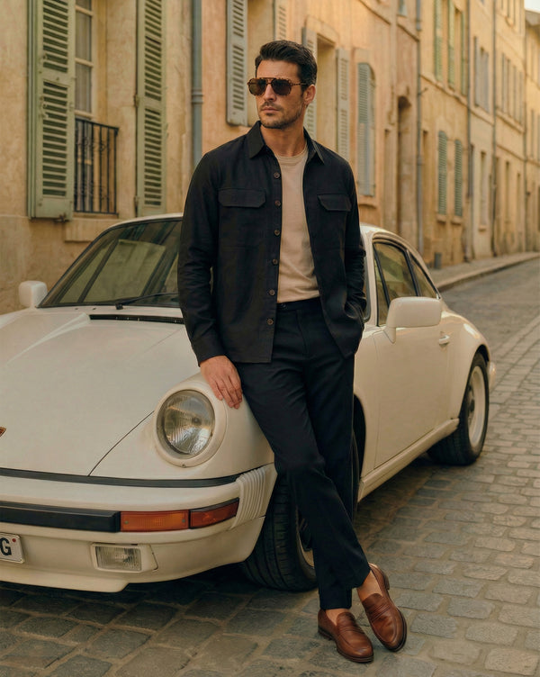 The Classic Overshirt Black